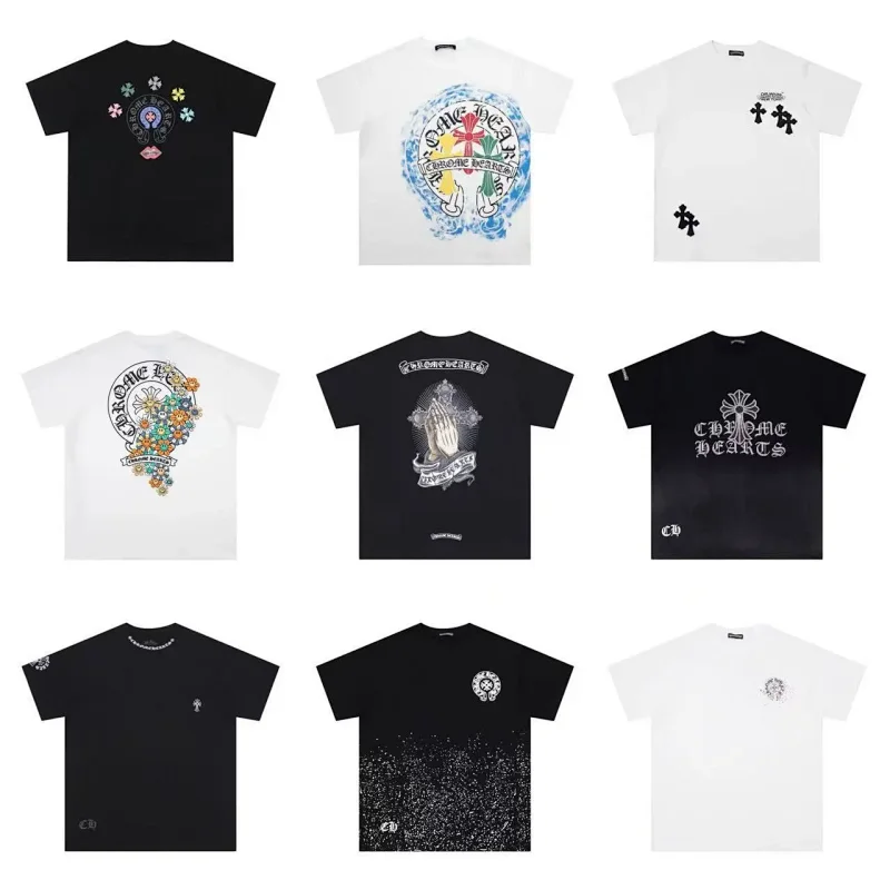 Chrome heart 100% Cotton High quality Tee